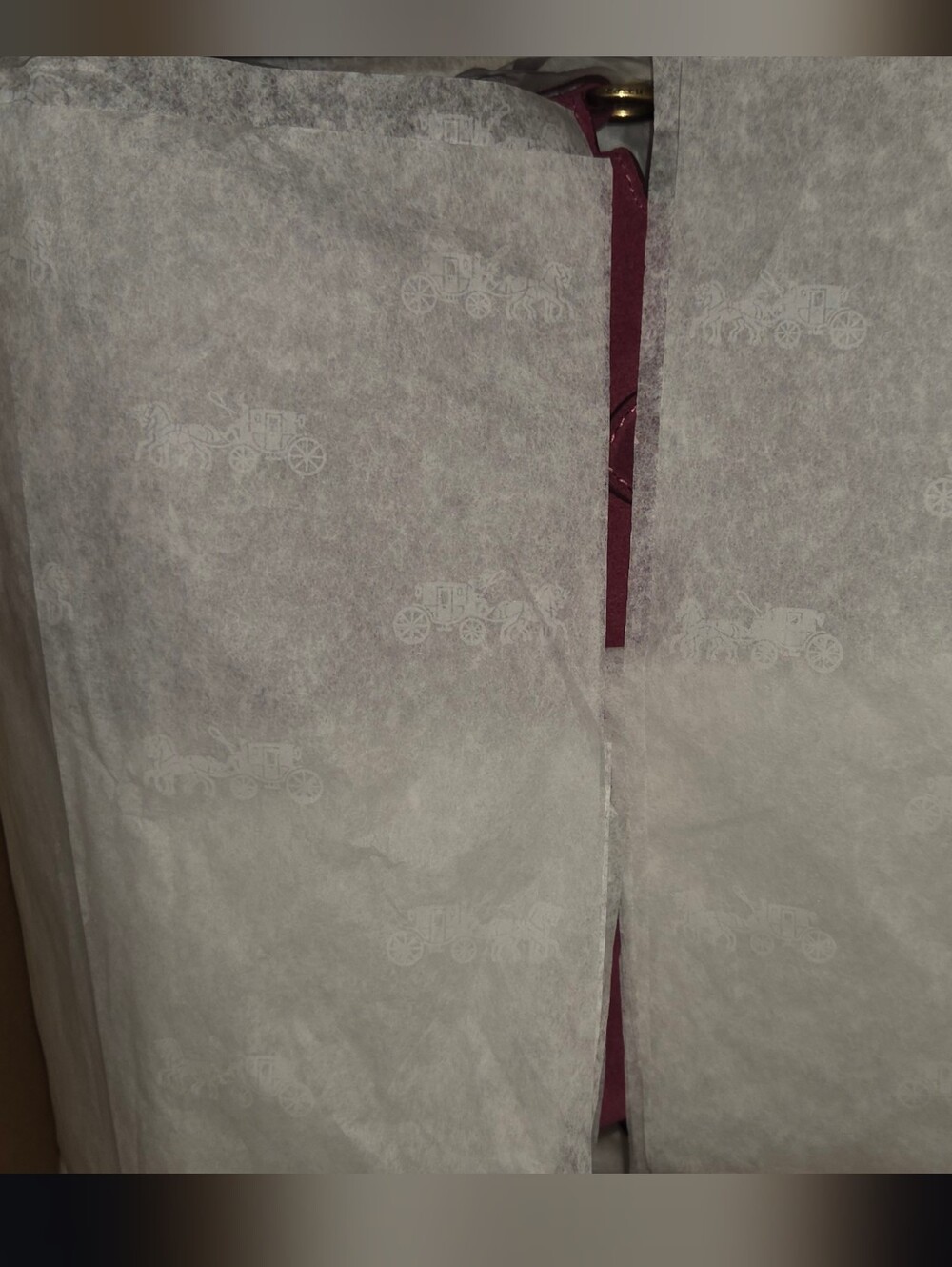 *NOT FOR SALE* Coach EMPIRE 21 SUEDE Bag in Fuchcia - Picture 6 of 6